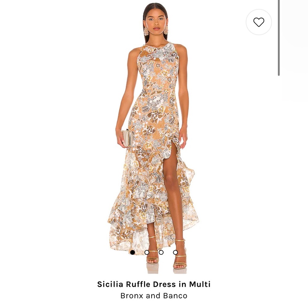 Bronx and Banco Sicilia ruffle dress